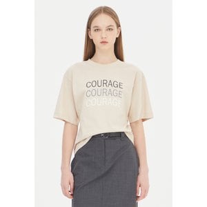 시슬리 COURAGE 프린트 티셔츠  SATS0331