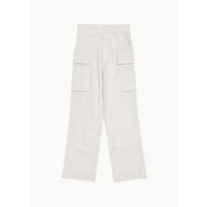 엠에이치엘 26SS Cargo Pocket Trousers, Chalk