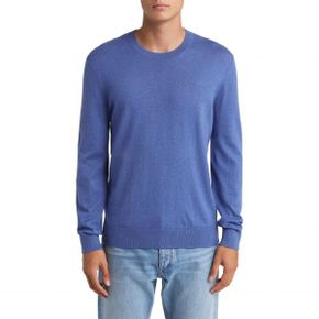 A.P.C. 아페쎄 Pull Julio 코튼  캐시미어 크루넥 스웨터 - Pic Bleu Acier Chine 8185781