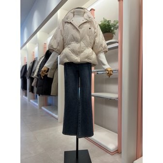 잇미샤 [여주점] 여성 숏 슬리브 자수 퀼팅 구스다운(ITPAWPD310)