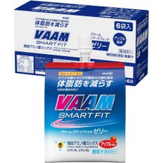 VAAM (바무) 스마트핏 젤리, 사과향, 180g x 6팩 (기능성 식품) 베이지