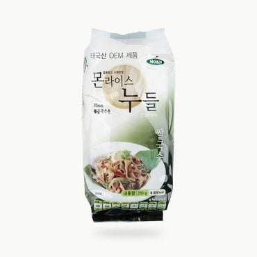 본타몰 몬 라이스누들 10mm 250g 태국 베트남 팟타이 볶음 쌀국수 면