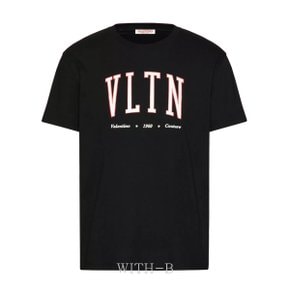 VLTN 프린트 반팔 티셔츠 2V3MG13D96S