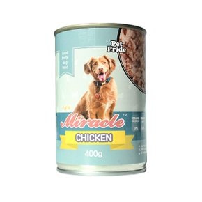 뉴 미라클 강아지캔 400g-닭고기