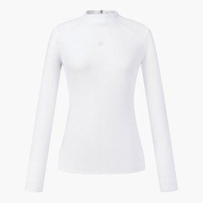 골프웨어 BQC DQ32WFTL9C-BWTG 아크먼트(ACMT) 여성 셔링 모크넥 티셔츠 / Bright White