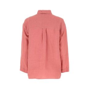 Dark pink linen Canard shirt PINK