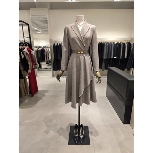 [파주점] 울 드레이프 피크드 플레어 원피스 JRCA0OP822