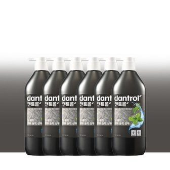  댄트롤샴푸 딥클린 박하 솔트 820ml 6개