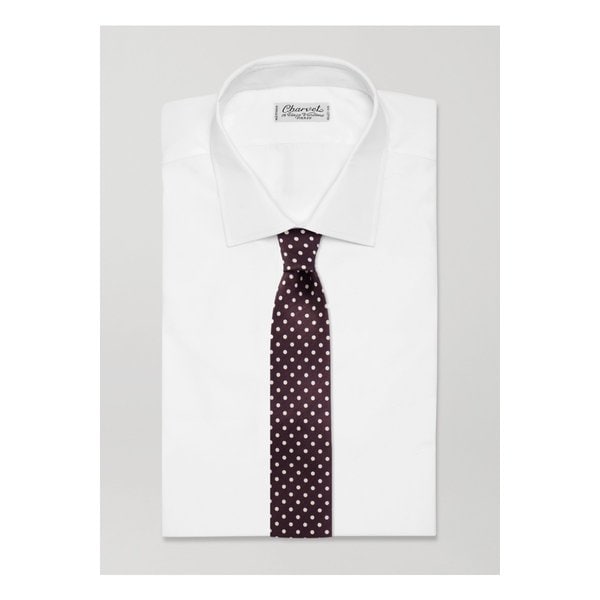 8cm 폴카닷 실크 자카드 넥타이 46376663162880983