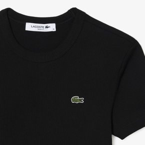 [시흥점] 여성 립조직 슬림핏 반팔 티셔츠 TF5538-55G