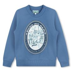 {14Age  주니어 }  KENZO TOUR  풍경 일러스트  겐조 투어 티셔츠 (F/W  Z246AFW322 )