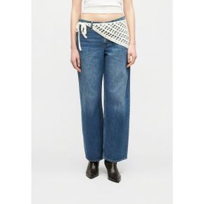 Abercrombie  Fitch 아버크롬비 앤 피치 울트라 루스 - 느슨한 핏 청바지 파란 데님 7513640
