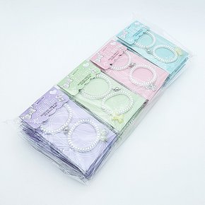 1500 오로라 스프링 팔찌 1개 랜덤 - 팔찌 머리끈 자석 홀로그램코팅 학원 교회 달란트 플러팅
