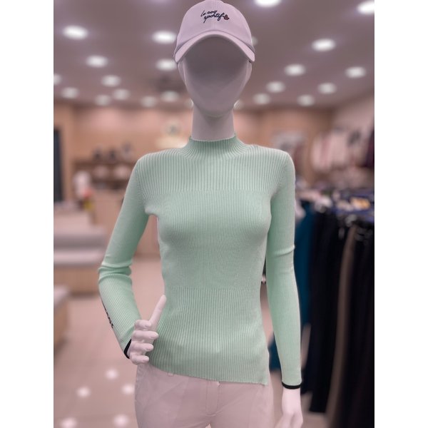 [여주점] 여성 기본 골지 스웨터 GQ322LKP81 MINT