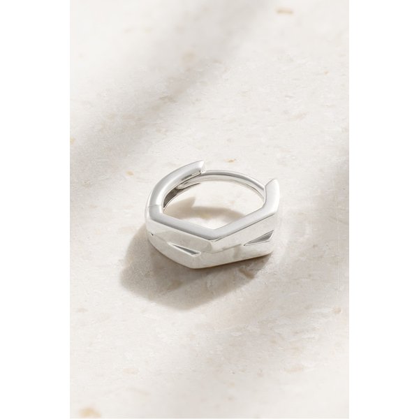 레포시 안티퍼 18k 화이트 골드 싱글 후프 이어링 1647597306061856