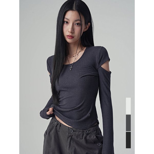 레타 컷아웃 티_3Colors