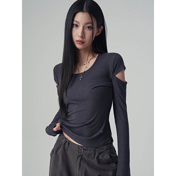 레타 컷아웃 티_3Colors