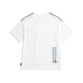 내셔널지오그래픽 키즈 K232UTS930 어드벤쳐 포켓 H/TEE WHITE