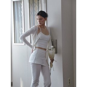 AS BASIC SLEEVELESS TOP [WHITE]