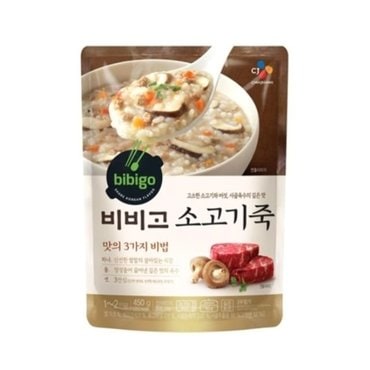  비비고 파우치 소고기죽 420g (W9582D1)