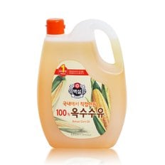 백설 옥수수유 3.6L