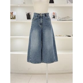 [여주점] 여성 워싱 포인트 버뮤다 데님 (L262PSA432)