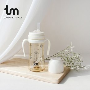 [토비앤몰리] 빨대컵 PPSU 돗바니 280ml 화이트