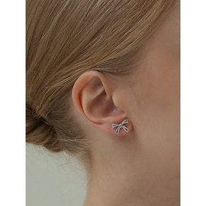 [Silver925] Mysore Bow Earrings (silvergold)