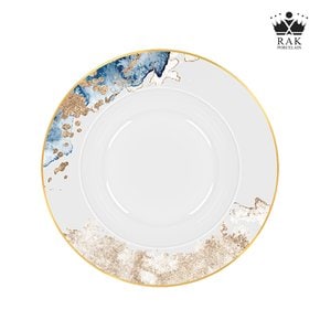 rak 락포슬린 rakporcelain 오션 골드  딥 림 플레이트 28CM