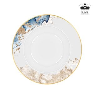  rak 락포슬린 rakporcelain 오션 골드  딥 림 플레이트 28CM