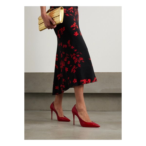 스포티 케이트 페이턴트 가죽 펌프스 100mm 레드 1647597349304816