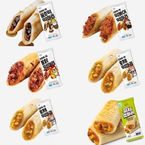 서울마님 혼합6종 (로제 콘치즈 꿀호떡 불닭 피자 떡볶이) 떡마리 100g12개