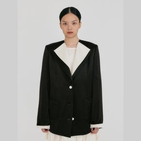 ZUIEL Wide Lapel Jacket - Black