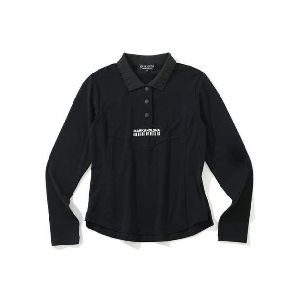 확대된 대표 마크앤로나 긴팔 티셔츠 MCW3CAP50 BLACK DOM