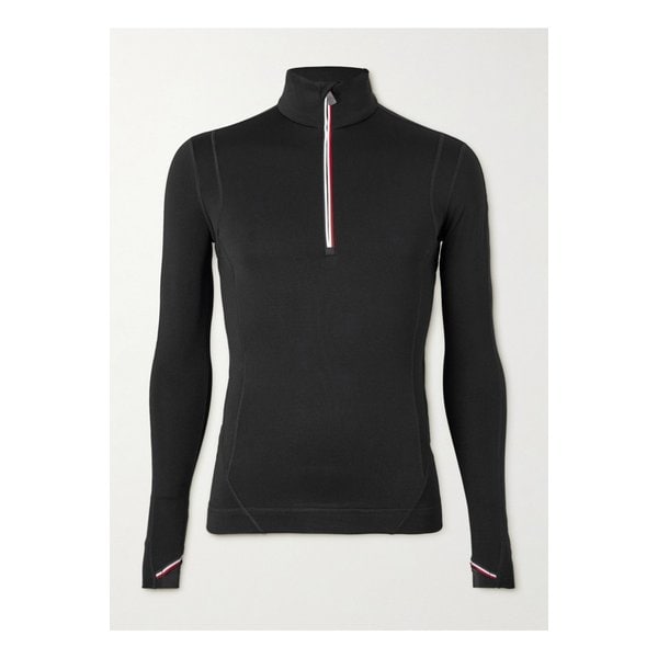 몽클레어 슬림핏 폴라텍® 파워 그리드™ 하프집업 베이스 레이어 블랙 1647597323538829