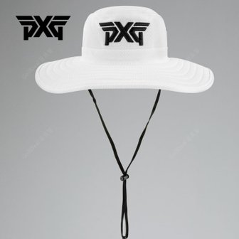 GOLFDEAL PXG 남녀공용 카우보이 버킷햇 퍼포먼스 부시햇 흰색 골프모자