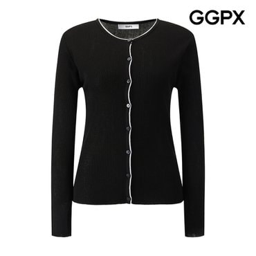 GGPX 라인 포인트 골지 가디건 (GP7KG008F)