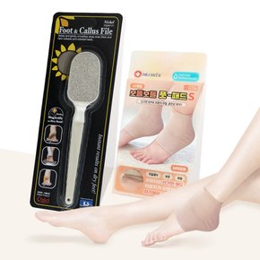 보들보들 풋패드S + 루리 케이원 각질제거기 2종세트