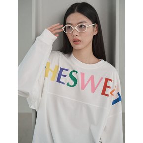 Multicolor Logo Oversized-fit T-shirt (OFF-WHITE)