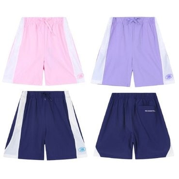 NBA KIDS K232PT010P    NBA 스포츠 고신축 컬러블록 5부 숏츠