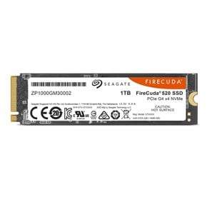 씨게이트 FireCuda 520 M.2 1TB PCIe Gen4x4 내장 SSD M.2 2280 3D TLC ZP1000GM3A002