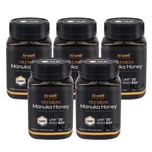 하이웰 프리미엄 마누카 꿀 UMF 20+ 500g 5개 뉴질랜드 마누카꿀 MANUKA HONEY 마누카 허니