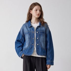 FF6H3JK3065 커브 워싱 데님 자켓_JK