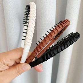 얇은 세안 유행헤어 빗살 머리띠 깔끔