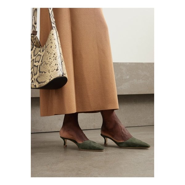 모이라무 스웨이드 뮬 50mm 밀리터리 그린 1647597360418601