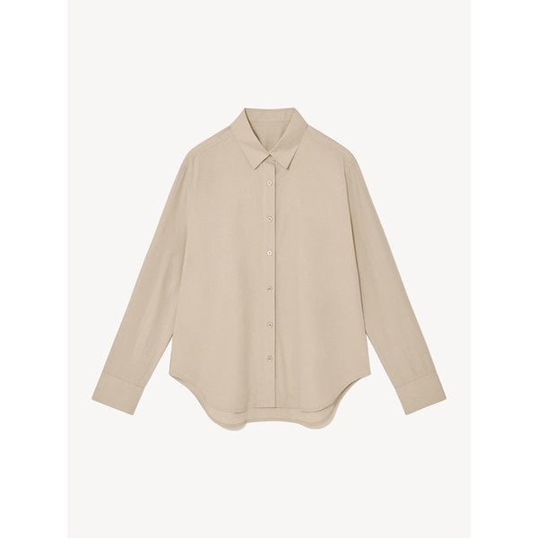 베이직 코튼 셔츠 (beige)