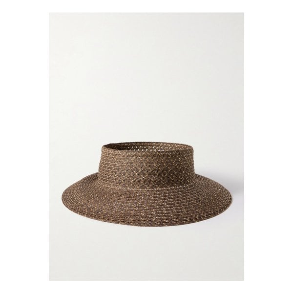 유지니아 킴 카일라 컷아웃 메탈릭 스트로 선햇 브라운 1647597334165232