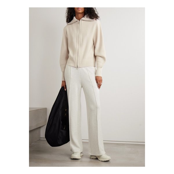 발리 엔리코 골지 니트 터틀넥 가디건 크림 46376663162899197