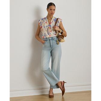 로렌 랄프 로렌 하이 라이즈 릴렉스 스트레이트 앵클 진(WMLRDNMS0920199400)