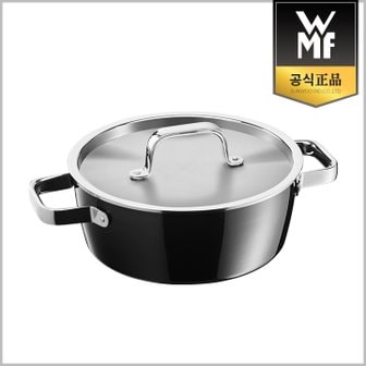 WMF 퓨전테크 아로마틱 블랙 낮은 양수냄비 22cm